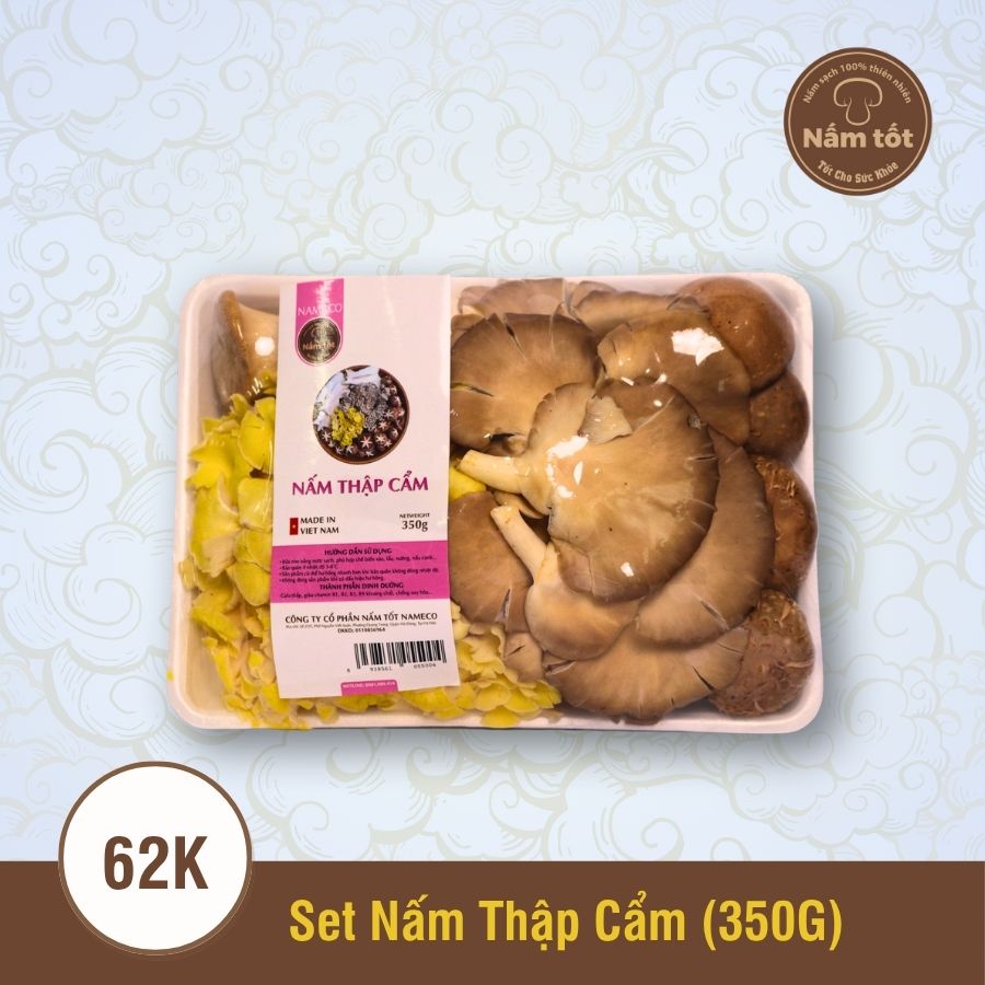 Set nấm thập cẩm 350g