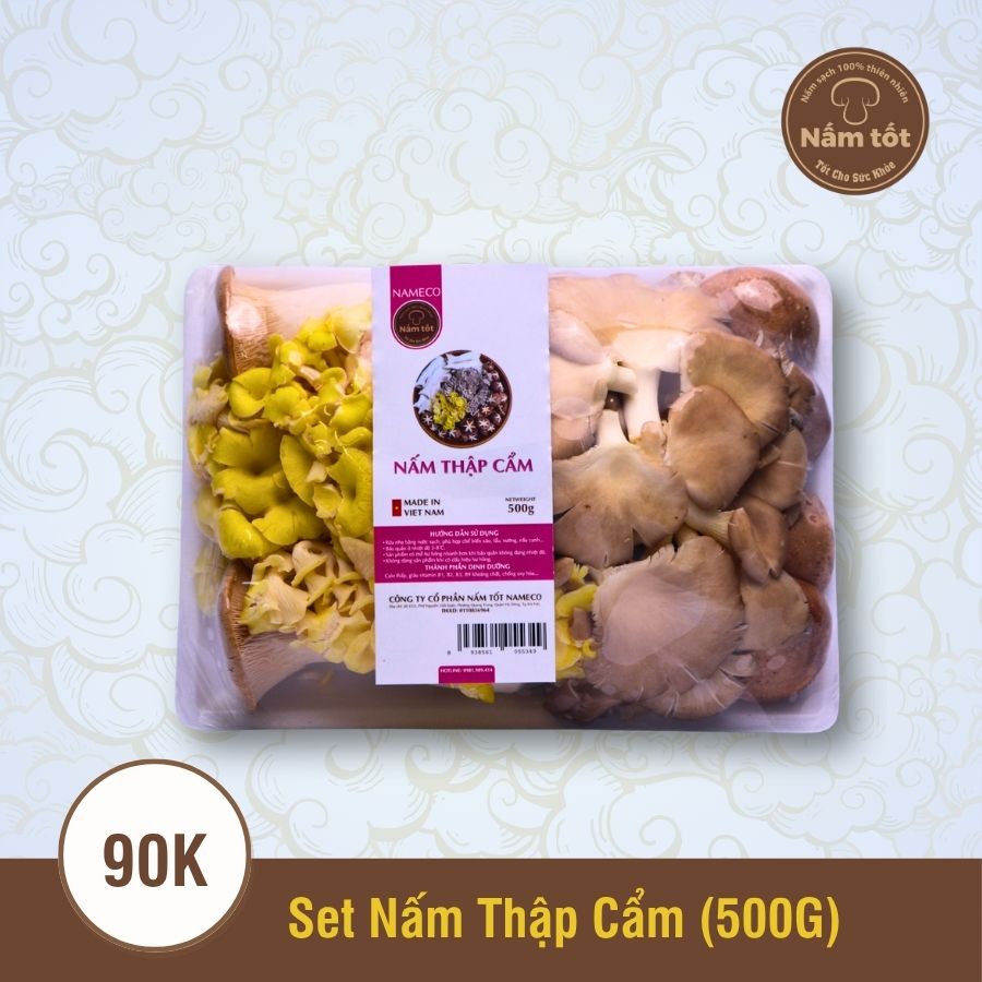 Set nấm thập cẩm 500g