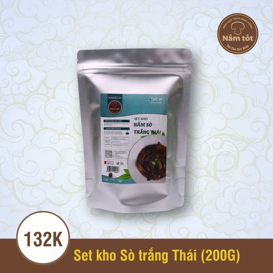 Set kho nấm sò trắng