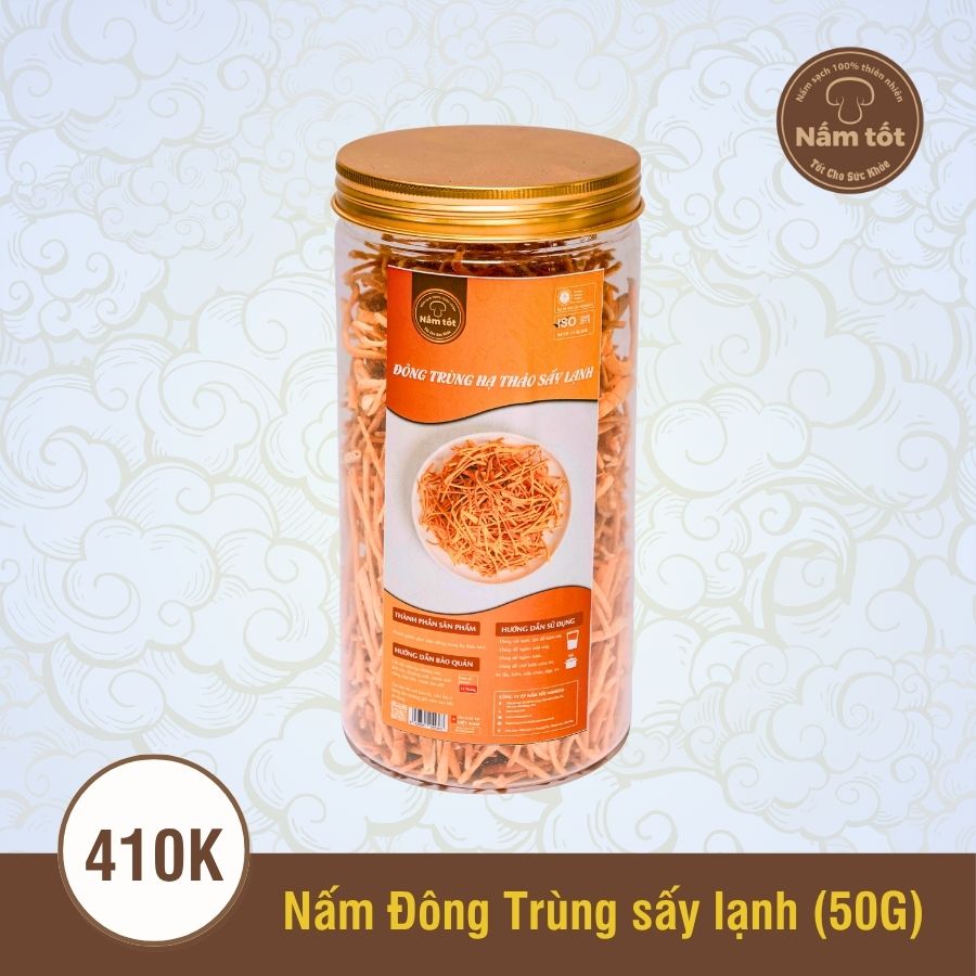 Nấm Đông Trùng khô sấy lạnh
