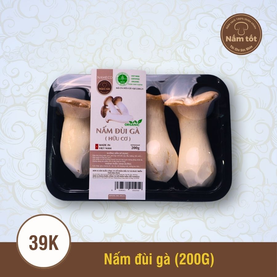 Nấm Đùi Gà Tươi