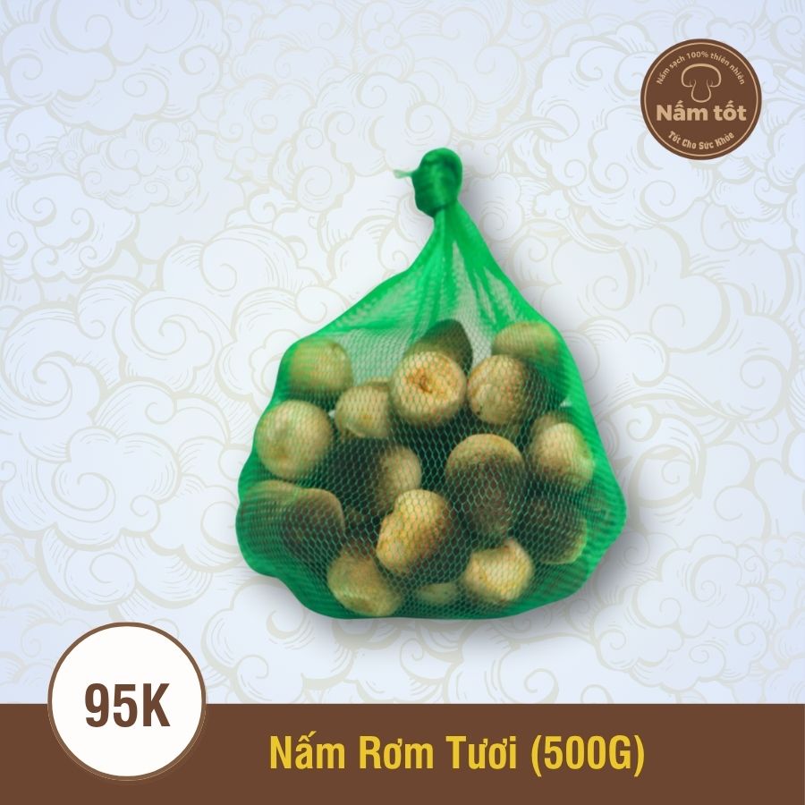 Nấm Rơm Tươi 500gram (Chỉ dùng trong ngày)