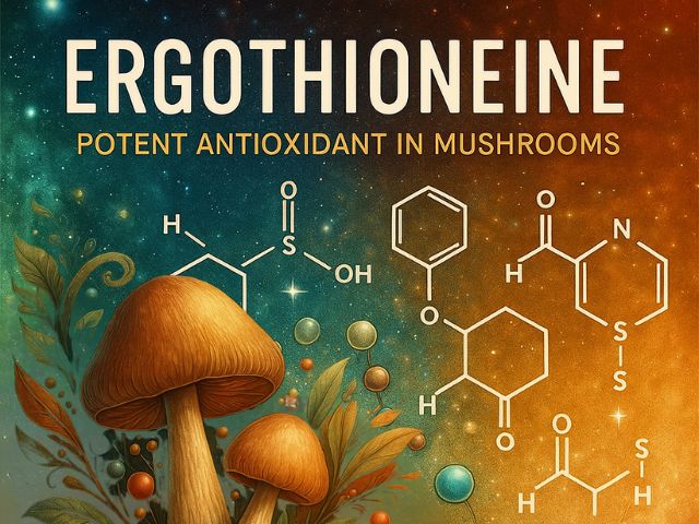 Ergothioneine là gì và vì sao được xem là “dưỡng chất vàng” trong nấm?