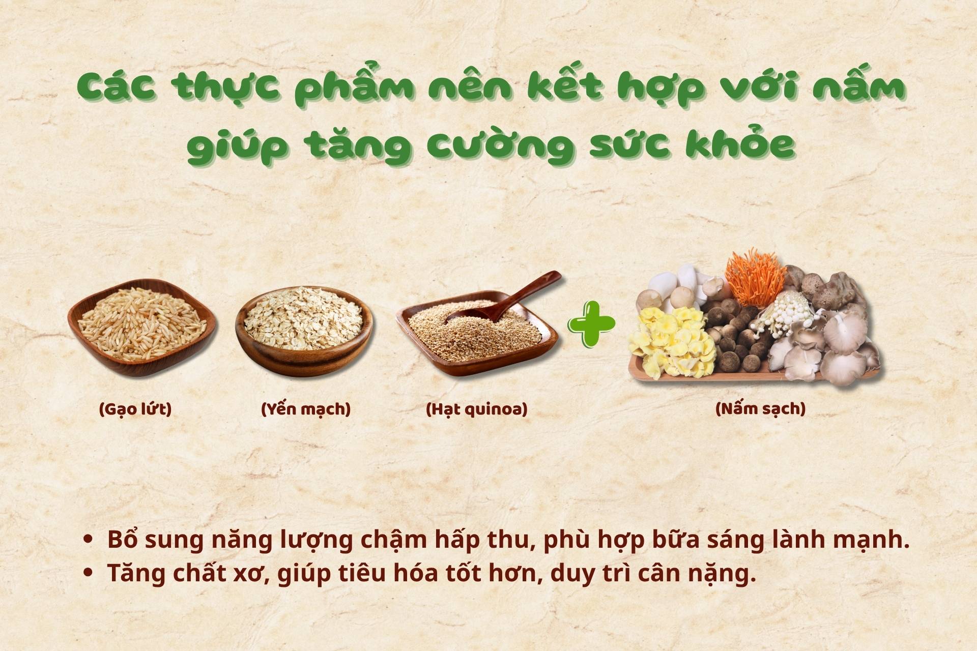Cách kết hợp thực phẩm với nấm đúng cách để tăng cường sức khỏe 3