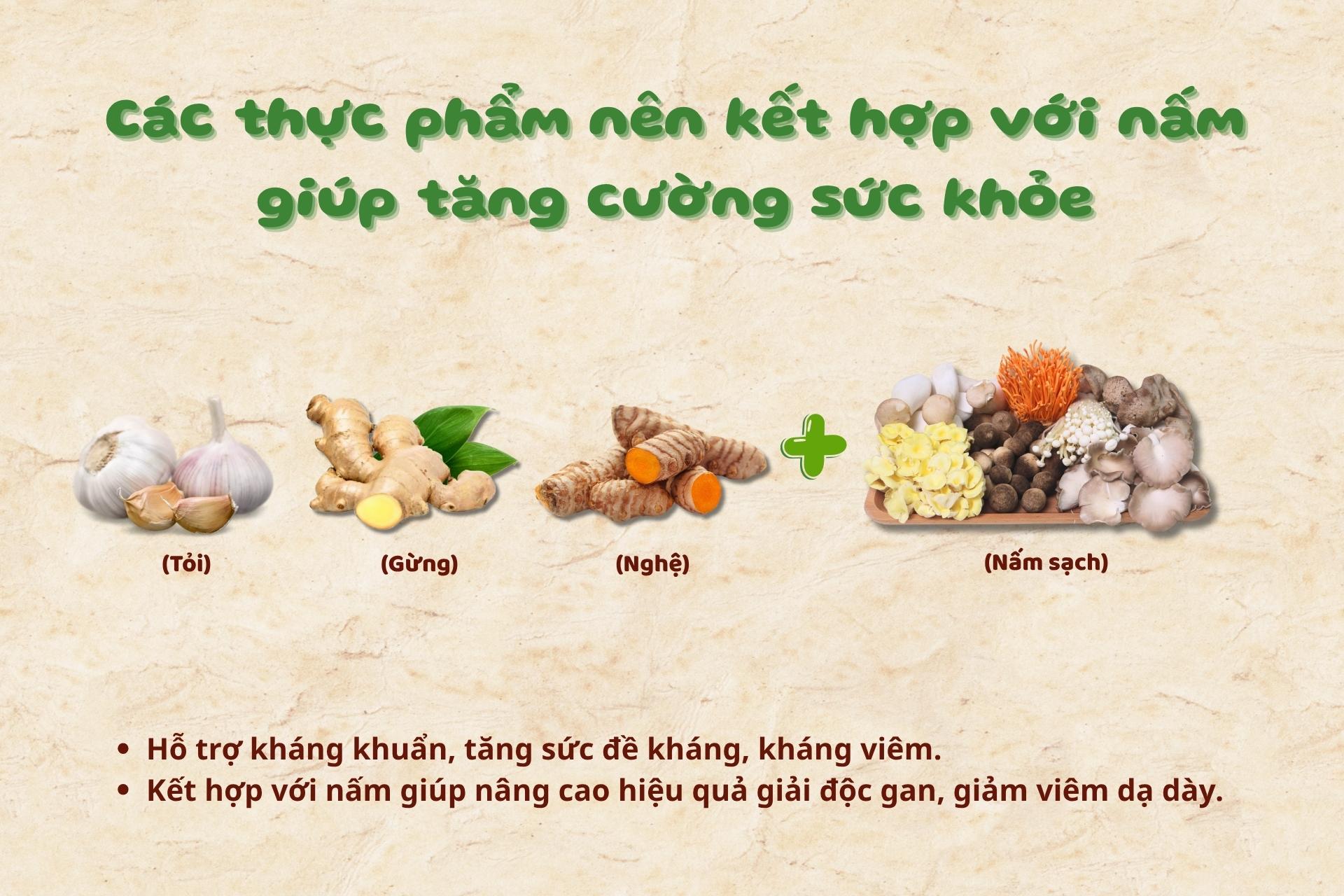 Cách kết hợp thực phẩm với nấm đúng cách để tăng cường sức khỏe 4